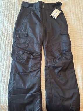 Arctix Black Kids Snow Cargo Pants